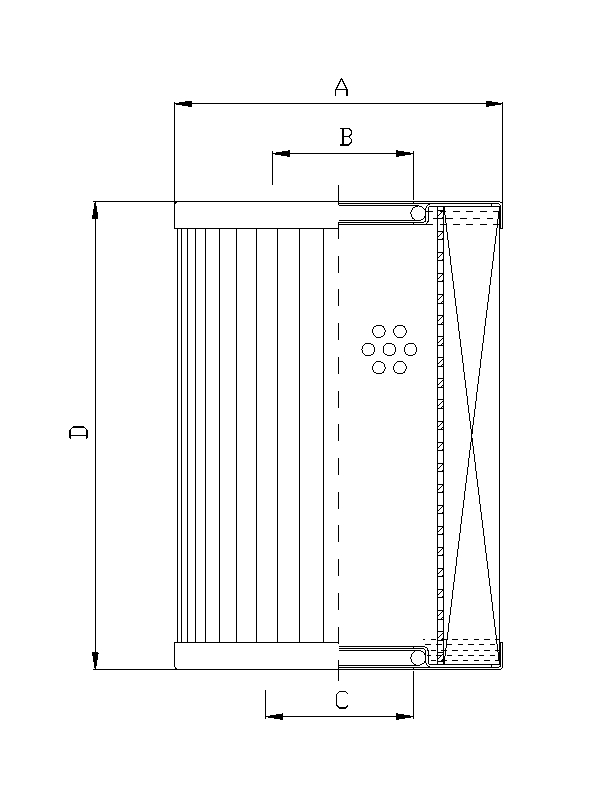 DMD362B100B Hydraulikfilterelement (Druckfilter)