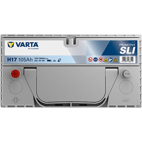 VARTA, Starterbatterie, 12V, 105Ah, 800A, 330 x 172 x 238mm Promotive SLI
