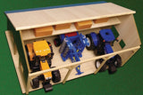 Gerätehalle Holz für 3 Trecker