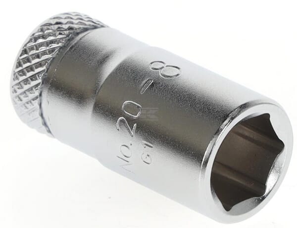 Steckschl.eins.6-K. 1/4 8mm