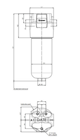 FH323DHD55000B0B30T000S0 Leitungsfiltergehäuse (Druckfilter)