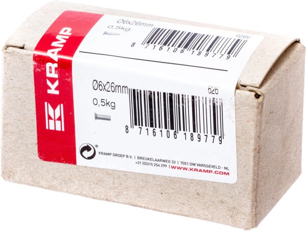 Nieten 0,5 kg-Packung 6x26