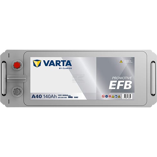 Batterie 12V 140Ah 800A A40 VARTA Dynamic EFB
