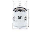 W 7030 Wechselfilter
