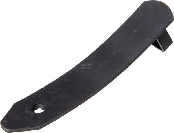 Leitblech gerade mit Halterung für 30-mm-Stiel, 80x8x425 mm