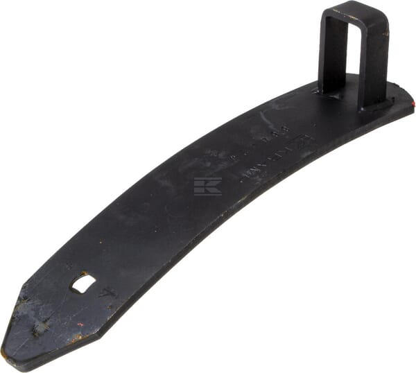 Leitblech gerade mit Halterung für 30-mm-Stiel, 80x8x425 mm