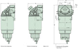 66 604 62 255 PreLine 270/1 Kraftstoff-Leitungsfilter