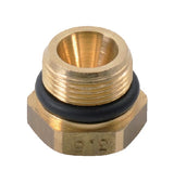 Braglia, Düse, 6818, Goldfarben, 22°, Messing, Gewinde