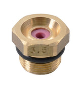 Braglia, Düse, 6818, Goldfarben, 22°, Messing, Gewinde