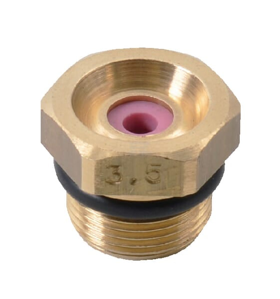 Braglia, Düse, 6818, Goldfarben, 22°, Messing, Gewinde