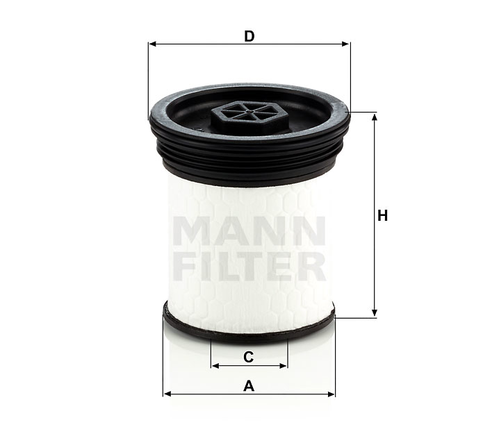 PU 7006 Kraftstofffilterelement (metallfrei)