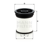 PU 7006 Kraftstofffilterelement (metallfrei)