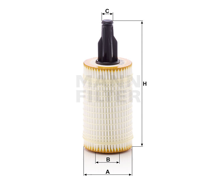 HU 7025 z Ölfilterelement (metallfrei)