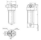F040DMD0015000BB6DW000S0 Leitungsfiltergehäuse (Druckfilter)