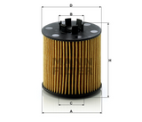HU 712/6 x Ölfilterelement metallfrei