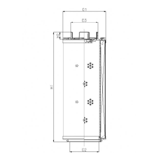 RHR60N20B3/AB1 Hydraulikfilterelement (Rücklauffilter)