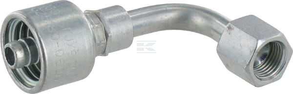 Pressarmatur 90° DN10-9/16JIC