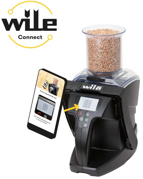 Feuchtemessgerät Wile 200 mit Scheffelgewicht und App-Anbindung