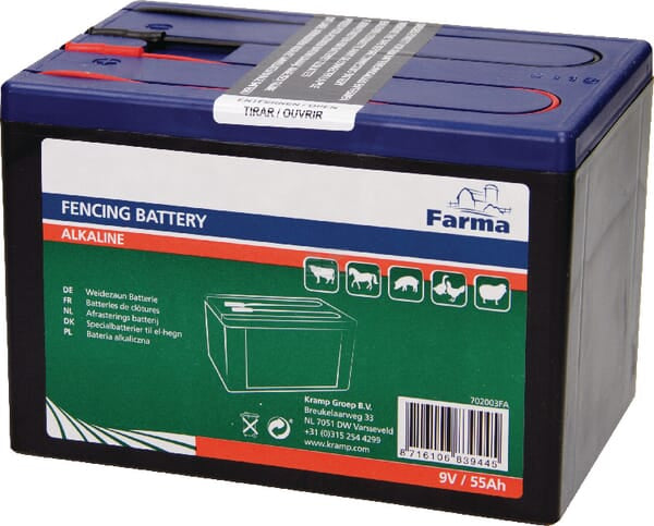 Farma, Batterie, 9V, 55Ah, 165 x 110 x 110mm