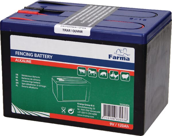 Farma, Batterie, 9V, 120Ah, 165 x 110 x 110mm