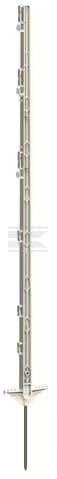 Kunststoffpfosten DS 125 cm 5 Stück weiß