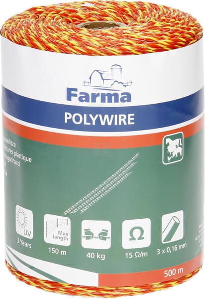 Geflochtenes Zaunseil 500m, (3x0,16SS)