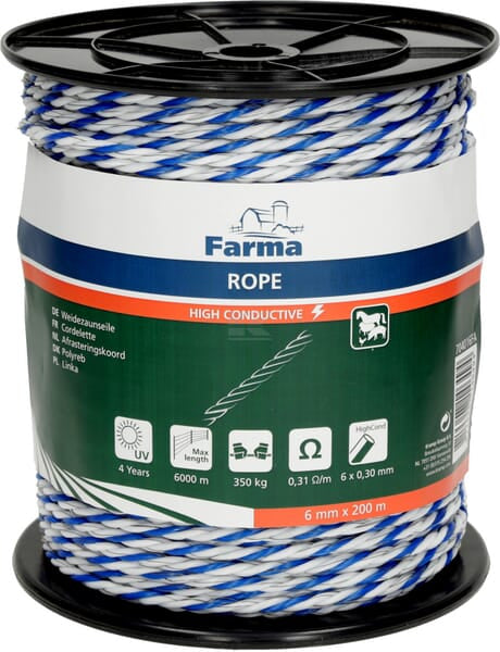 Weidezaunseil 6mm 200m