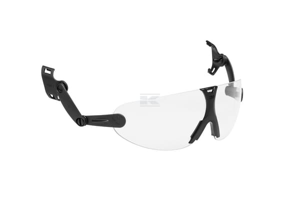 V9C farblos, helmintegrierte Brille