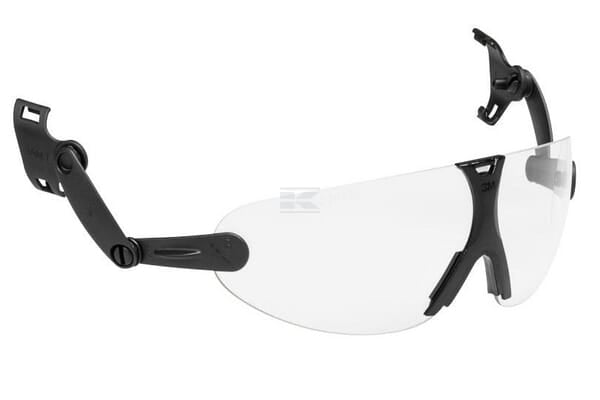 V9C farblos, helmintegrierte Brille