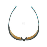 Schutzbrille Solus 2000, grau/blau-grünes Gestell, beschlagfrei (K&N), braun getöntes Glas