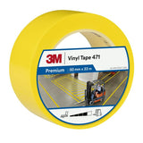 Vinyl-Klebeband 471, gelb, 50mm x 33M