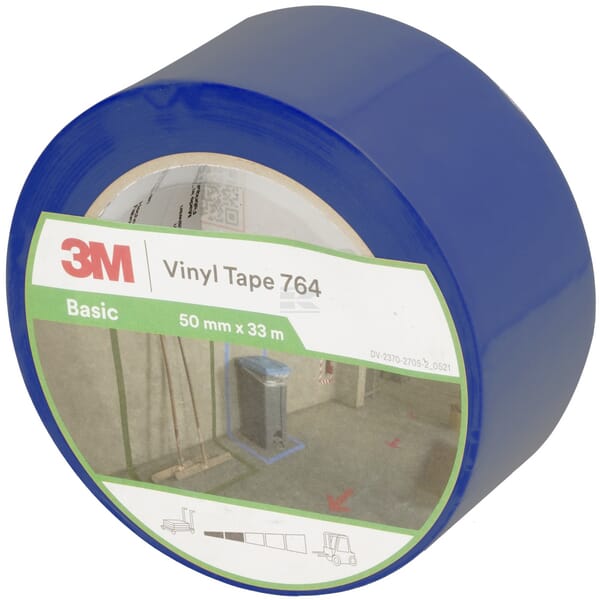 Vinyl-Klebeband 764, blau, 50mm x 33M