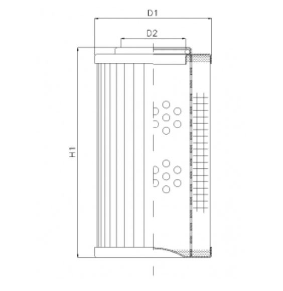 R281G25 Hydraulikfilterelement (Rücklauffilter)