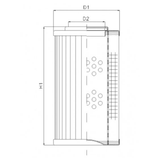 R281G25 Hydraulikfilterelement (Rücklauffilter)