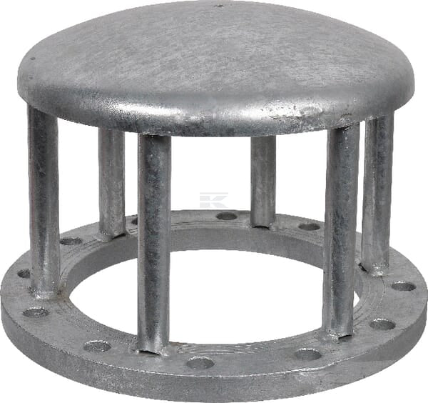 Flansch 10" + Kappe