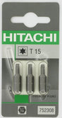 Bits Torx 1/4" T15-25mm (3x)