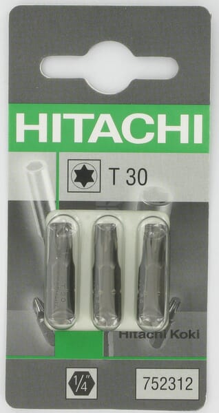 Bits Torx 1/4" T30-25mm (3x)