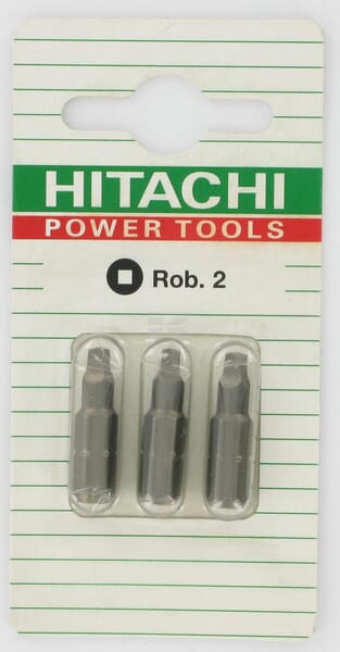 Bits 1/4 Robertson nr. 2-25mm (