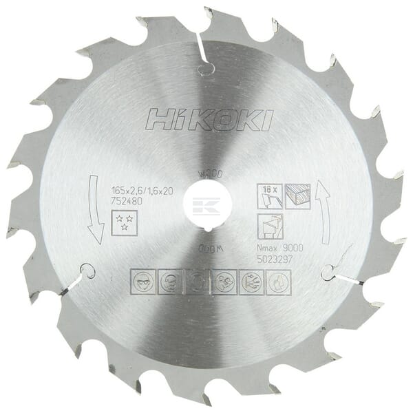 HM Kreissägeblatt 165x20 T18