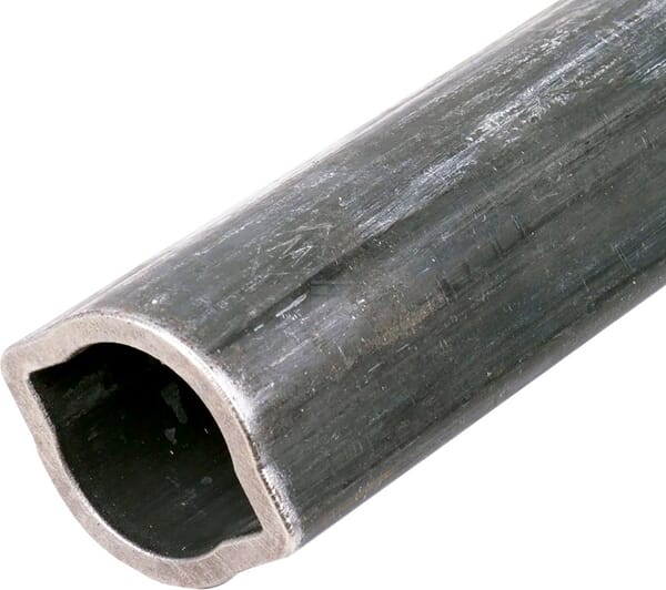 Profilrohr innen 1bH, Zitronenprofil, Durchmesser 49 x 39,5 x 4,5 mm, L: 1000 mm
