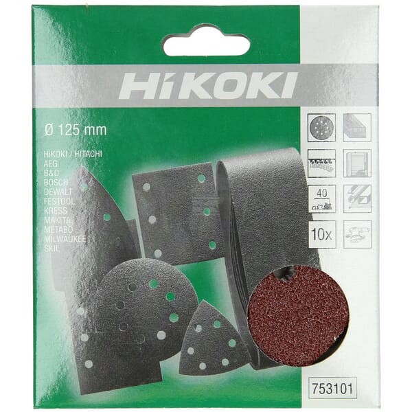 Schleifscheibe Ø125mm K40 à 10st