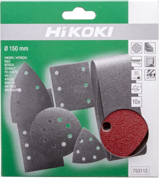 Schleifpapier Ø150mm K60 à 10s