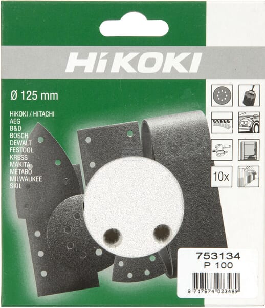 Schleifscheibe Ø125mm K100 (10x)