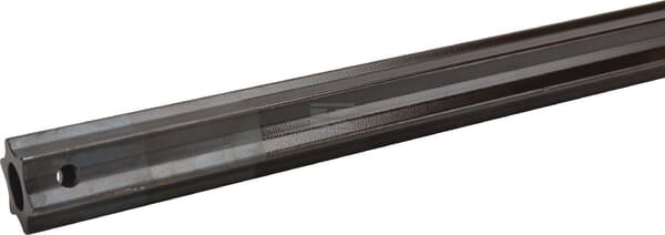 Profilrohr innen S4GA, Stern, Durchmesser 51 x 37 x 4,5 mm, L: 1400 mm