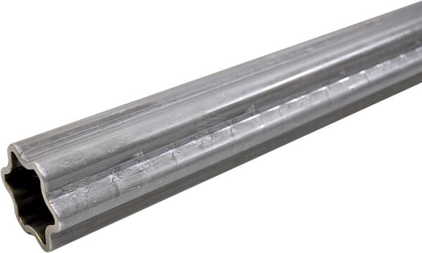 Profilrohr Außen-S5, Stern, Durchmesser 61 × 47 × 5 mm, L: 800 mm