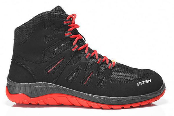 Sicherheitsschuhe Maddox schwarz/rot Mid ESD 38