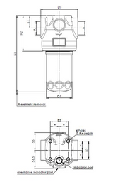 FH100D135000BB600S000S0 Leitungsfiltergehäuse (Druckfilter)
