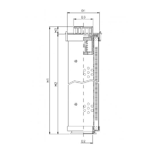 RHR165M15B6/AB1 Hydraulikfilterelement (Rücklauffilter)
