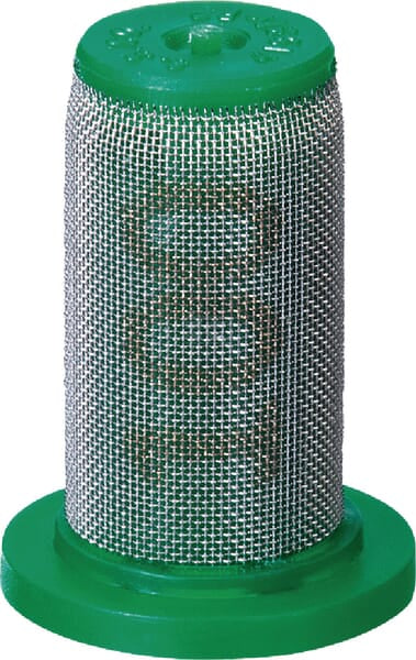 Düsenfilter 100 Mesh, grüner Edelstahl, TeeJet