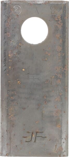 Mähmesser links / rechts 114x48x4 mm, Bohrung Ø 19 mm, geeignet für Kongskilde JF / Stoll
